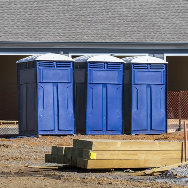 are there any restrictions on what items can be disposed of in the portable toilets in Magnolia NJ